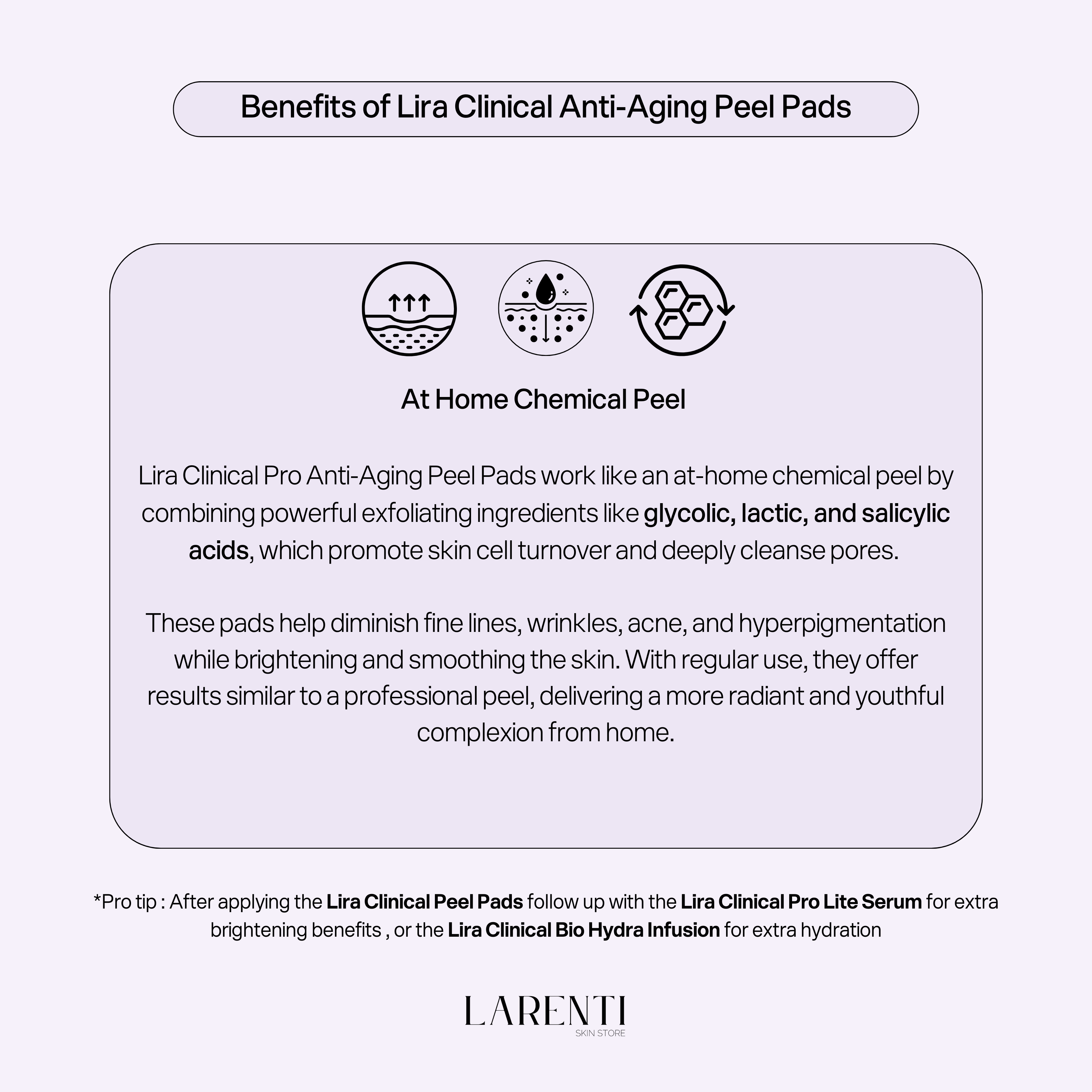 Lira Clinical - Anti Aging Peel Pads